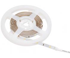 Bande LED pour Ã©clairage indirect blanc chaud (3000 K), raccourcissable, flexible et autocollant, 5 m de longueur