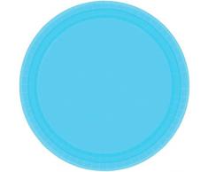 amscan Assiettes Turquoise x8 - Taille Unique