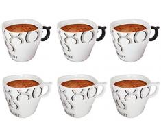 FOLLIET 6 Tasses Ã Chocolat 1880