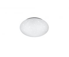 Reality, Plafonnier, Putz incl. 1 x LED,SMD,10,0 Watt,4000K,960 Lm. Plastique, Blanc, Corps: Plastique, Blanc Ã:27,0cm, H:8,5cm IP20
