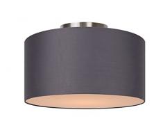 Lucide CORAL - Plafonnier - Ã 35 cm - Gris