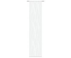 Home Fashion Panneau Coulissant en Voile scherli, Plastique, 245Â x 60Â cm, Tissu, Naturel, 245 x 60 cm