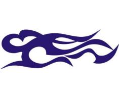 INDIGOS UG w678 Autocollant Mural Bleu 120 x 10 x 10 cm