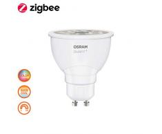 OSRAM Smart+ Spot LED ConnectÃ©e | Culot GU10 | Dimmable | 16 Millions de couleurs | 6W (Ã©quivalent 50W) | Zigbee - Compatible Android & Amazon Alexa