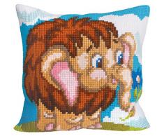 Collection DArt 5067 Harry Kit de Coussin Gros Trous Coton Multicolore 50 x 45 x 0,1 cm