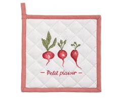 Clayre & Eef PPL45 Rettich Manique Coton Rouge