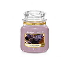 Yankee Candle bougie jarre parfumée, taille moyenne, Lavande séchée et chêne, Collection Farmers Market