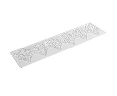 Silikomart 23.085.87.0096 TRD05 Tapis pour Dentelle Sucre Slim Fantasy Blanc