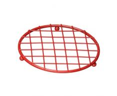 Premier Housewares 0508355 Helix Dessous de Plat en Métal Rouge