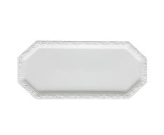 Rosenthal 10430-800001-12844 Plat Ã Cake Rectangulaire, Porcelaine, Blanc, 40,3 x 18,8 x 3,8 cm