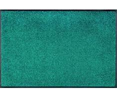 Wash+Dry Tapis, Surface en Polyamide, Vert, 75 x 120 cm