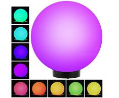 Green Blue GB165 Lampe solaire LED pose libre lampe de jardin - balle (25x25couleur)