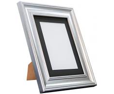 FRAMES BY POST Cadre Photo Vintage Scandi, Silver, 21 x 10 for 3 Images Size 7 x 5 inch