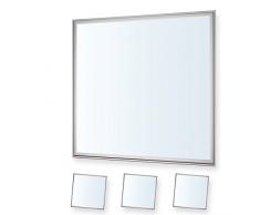 3x LEDVero 62x62 Panneau Ultraslim de LED dimmable - 36W, 3000lm, 6000K Plafonnier encastré avec clips de montage et transformateur EMV2016 dimmable - blanc froid