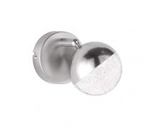 Action 425901646000 Spot, RÃ©sine Acrylique, Integriert, 4.5 W, Nickel Mat, 8 x 8 x 15 cm