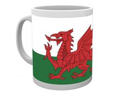 GB Eye LTD, Wales, Flag, Tasse