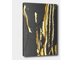 Bonamaison Peinture sur toile, multicolore, 30 x 40 cm - Conçu et fabriqué en Turquie