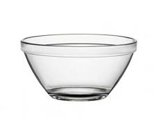 Bormioli 193010-M01 Saladier empilable en Verre POMPEI-D23 CM, 23CM