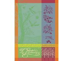 Garnier-Thiebaut 25522 LIGNE Drap de Bain Viscose de Bambou/Coton Rose 150 x 100 cm