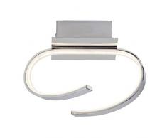 Brilliant G93543/15 Eclairage de plafond, Metal/Plastique, Chrome