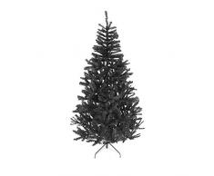 SHATCHI Sapin de Noël Artificiel 550 Pointes Noir 180 cm 1,8 m