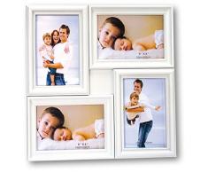 Zep H032W Malaga Cadre Photo Multi Vues Résine Blanc 4 x 10/15
