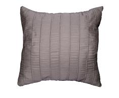 douceur dintérieur coussin 40x40cm jacquard rayures crash lineo taupe