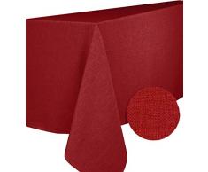 Calitex Nappe rectangulaire, Polyester, Cerise, 350x150 cm