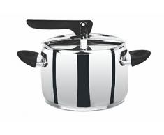 GALILEO CASA Mamy Marmite à Pression, Alliage dacier, Gris, 22 x 22 x 20 cm