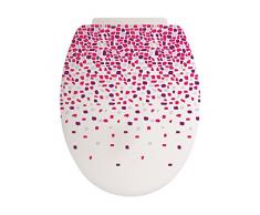 MSV Abattant WC Brest, Rose, 47Â x 36.5Â x 3.5Â cm, 99Â UnitÃ©s