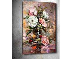 Bonamaison Peinture sur toile, multicolore, 50 x 70 cm