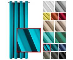 Eurofirany Rideaux occultants occultants Ã 8 Åillets pour Salon, Chambre Ã Coucher, Salon ou Salon 135 x 250 cm