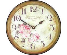 Roger Lascelles Med/Florist Horloge Murale, Beige