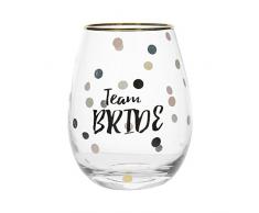Creative Tops 5233320 Team mariée en verre de vin, Transparent