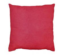 douceur dintérieur coussin 40x40cm suede suedine rouge