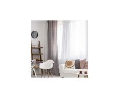 Thedecofactory First Voilage, Polyester, Gris, 140 x 250 x 3 cm