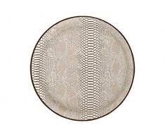 PLATEX 90045801 Plateau Limo Ã45cm Dragon Caramel, Plastique, 45 x 45 x 2 cm