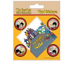 Pyramid International The Beatles (sous-Marin Jaune) Stickers muraux en Vinyle, Papier, Multicolore, 10Â x 12.5Â x 1.3Â cm