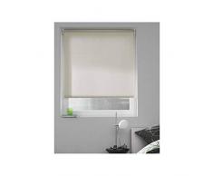 MADECOSTORE Store Enrouleur Tamisant Tissu Uni Ficelle - L184 x H190cm - Avec perçage