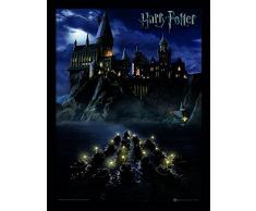 Wizarding World FP11080P-PL Affiche EncadrÃ©e, Multicolore, 30 x 40 cm