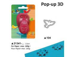 Vaessen Creative Perforatrice de Papier 3D, Pigeon, Effet Pop Up, Taille M, Pour Projets DIY, Scrapbooking, Création de cartes et plus