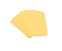 1buy3 Lot de 6 Sets de Table Ronds en Feutre Ecru 5 mm dépaisseur