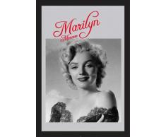 Empire 537942 Miroir imprimÃ© Marilyn Monroe Sexy avec Cadre en Plastique faÃ§on Bois 20 x 30 cm