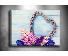 Bonamaison Peinture sur toile, multicolore, 30 x 40 cm - Conçu et fabriqué en Turquie