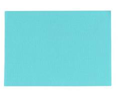 Vent Du Sud 6 Sets de Table 33x48 cm Yuco Turquoise, 100% Coton, 33 x 48 cm