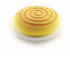 Silikomart 28.340.13.0065 Moule en Silicone 3D GIROTONDO by, Gris, Ã 252 mm H 60 mm