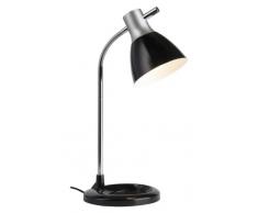 Brilliant 92762/06 Lampe de Bureau Jan Moderne 40 W E27 230 V Noir