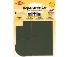 Kleiber 5-PiÃ¨ces Set Patchs Autocollant Nylon pour rÃ©parer vÃªtements, Vert Olive