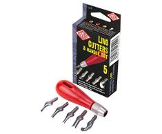 ESSDEE 71040105 Lino Cutter Set, Plastique, Multicolore