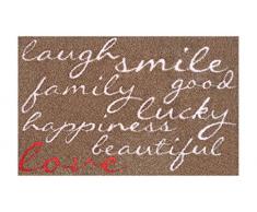 LifeStyle-Mat Paillasson pour Porte dentrÃ©e intÃ©rieur extÃ©rieur Tapis AntidÃ©rapants Lavable